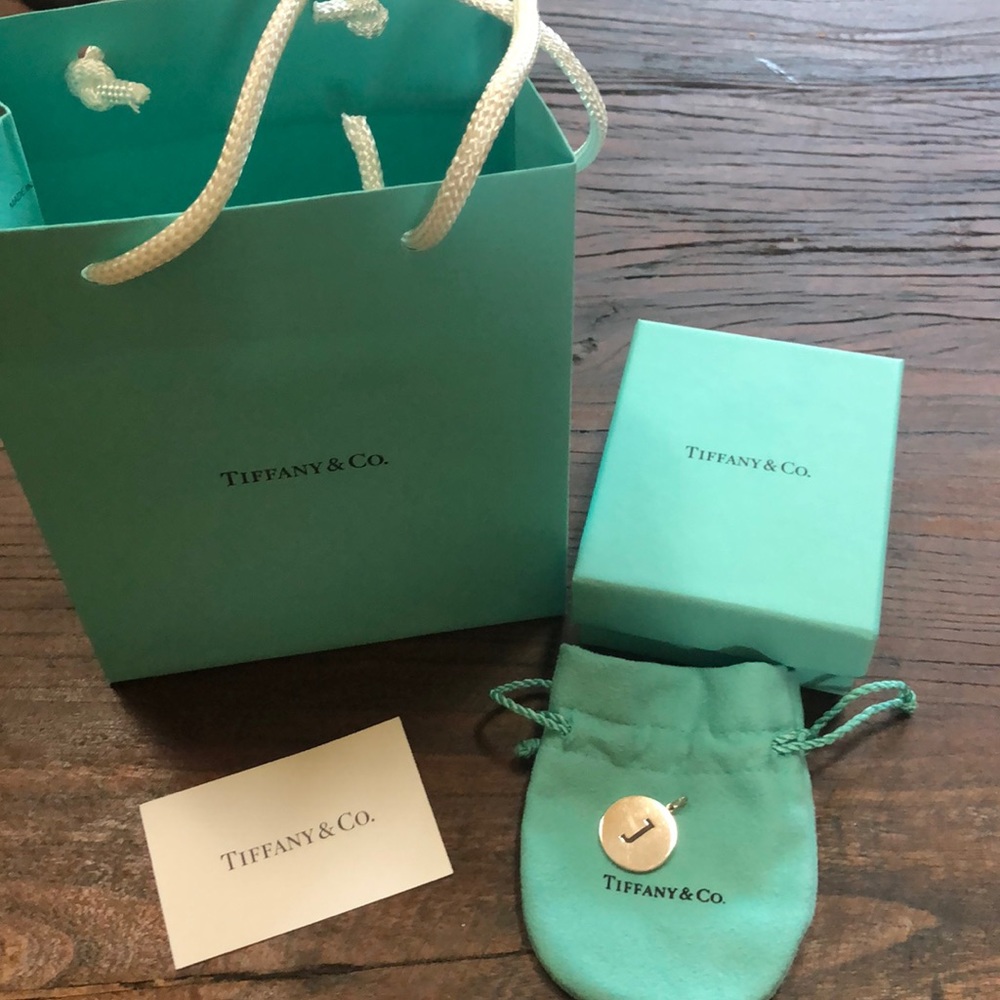 BNWB Tiffany & Co charm letter “J” sterling